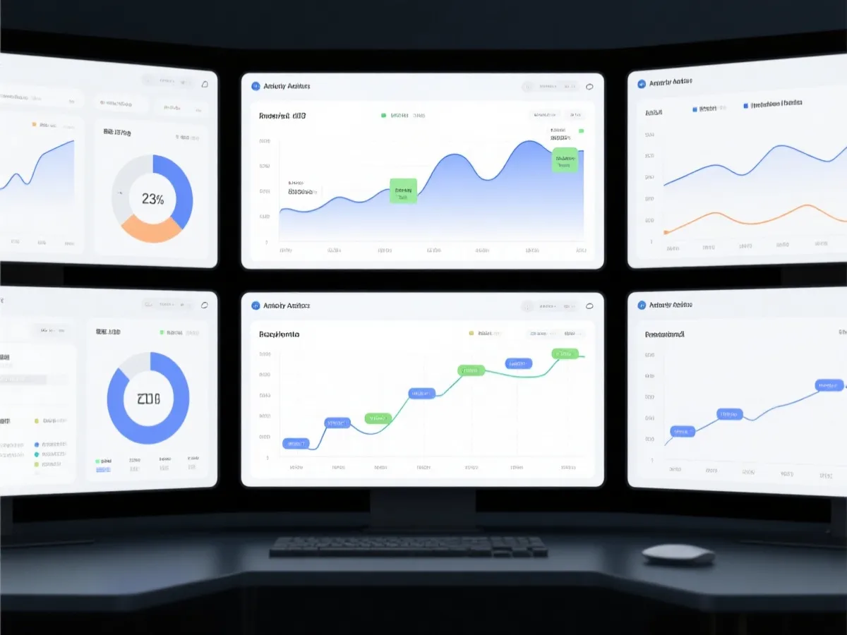 数据分析与走势界面示意图
